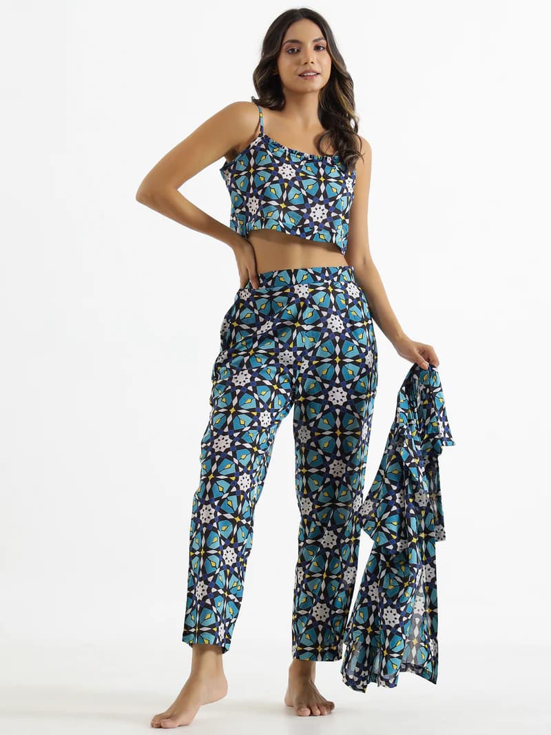 Women Pure Cotton Night Suit